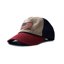 [스매더스 앤 브랜슨]SMATHERS AND BRANSON _아메리칸 플래그 햇 스톤/러스트/네이비 American Flag Hat-Stone/Rust/Navy