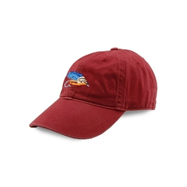 [스매더스 앤 브랜슨]SMATHERS AND BRANSON _피슁 플라이 니들포인트 햇 러스트 Fishing Fly Needlepoint Hat (Rust)