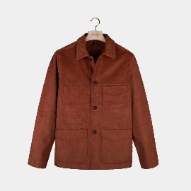[드레익스] Drake&#039;s_Rust Japanese Selvedge Corduroy Five-Pocket Chore Jacket