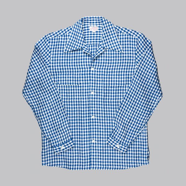 [브라이슬랜드]Bryceland&#039;s _Bryceland&#039;s Sports Shirt Blue Gingham
