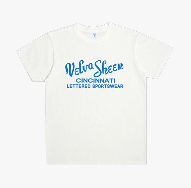 [벨바쉰]VELVA SHEEN_로고 티셔츠_LOGO T-SHIRTS WHITE