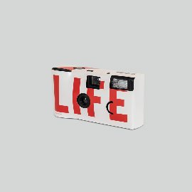 [라이프 아카이브]LIFE ARCHIVE_라이프 로고 싱글 유즈 카메라 화이트 LIFE LOGO SINGLE-USE CAMERA WHITE