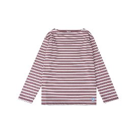 [오르치발] ORCIVAL_프렌치 바스크 셔츠 French basque shirt / Damson X Pearl