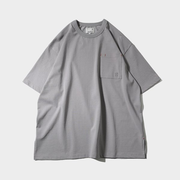 [홀리선]HORLISUN_ Lawrence Short Sleeve Pocket T-shirt Smoke Lavender