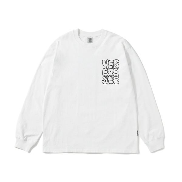 [예스아이씨] yeseyesee_ C-Logo L/S White